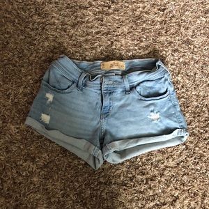 Hollister jean shorts